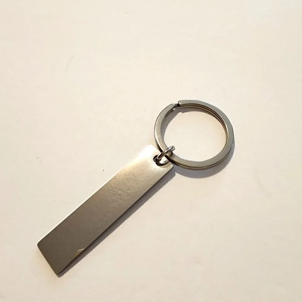 3 For $15 Unbranded Plain Silver Toned Keychain NWOT